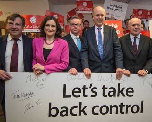 John Whittingdale (far left) campaigned to leave the EU with several cabinet colleagues / Press Associatiom