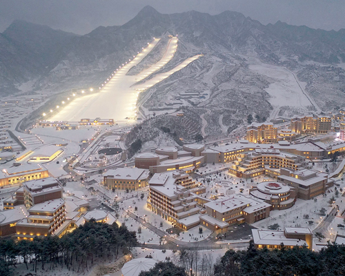 Korean mountain spa