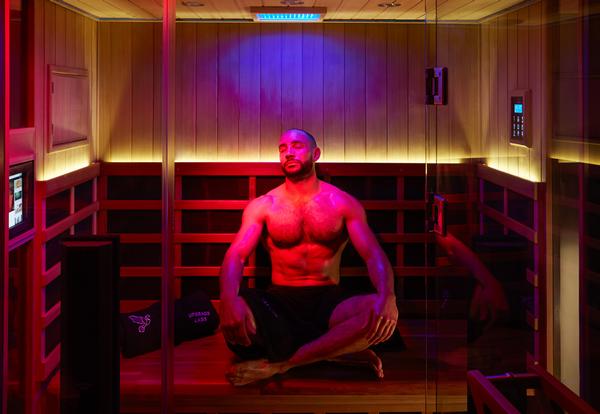 The infrared sauna is believed to promote muscle recovery, calm inflammation and boost mitochondrial function