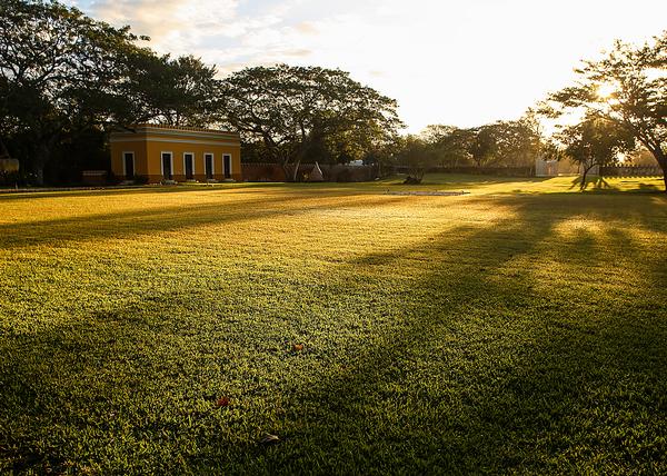 The hotel is spread across the sprawling grounds of a 19th century hacienda, once home to a sisal carpet factory