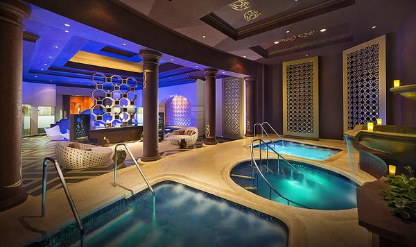 Colour, lighting and scents give spas an uplifting feel