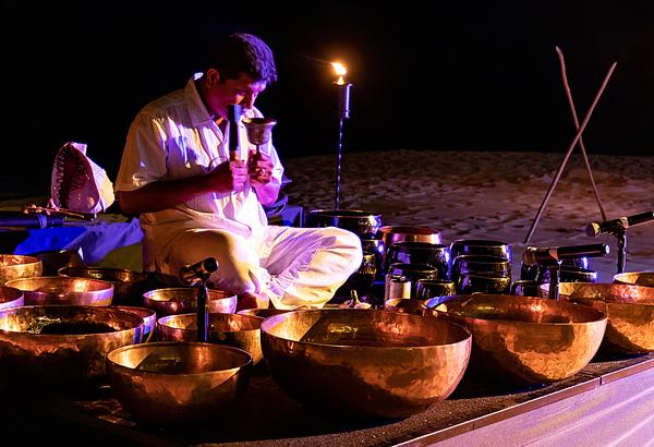 Sound healing and Glow Yoga take guests on a spiritual wellness journey