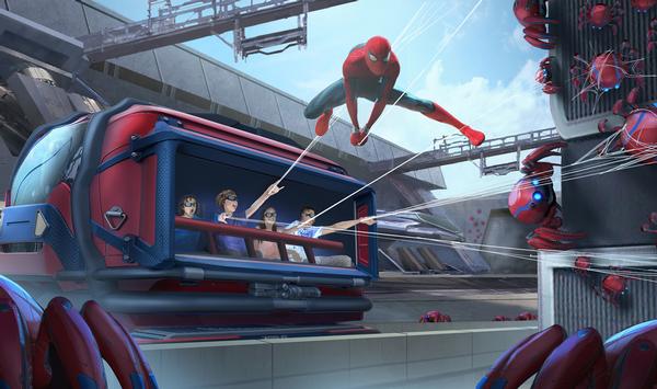 A new Spiderman experience will feature in the Avengers-themed area of the park