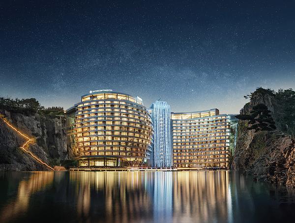 The IHG hotel pushes construction to its limits and took 12 years to build