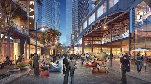 The shipyard is projected to become a prominent leisure and retail destination in the Guangzhou region. / Courtesy of SPARK Architects