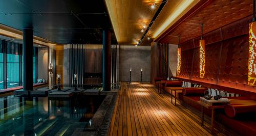 The Andermatt concert hall will be located near the Chedi Andermatt, a wellness-focused resort considered the best five-star deluxe hotel in Switzerland. / Courtesy of Andermatt Swiss Alps AG