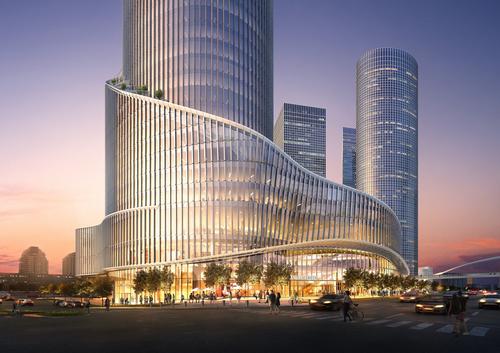 The skyscraper will also allocate extensive space for retail, commercial, and residential facilities. / Courtesy of KPF