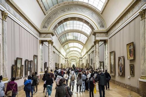 More than half of the Louvre's 10.2 million visitors in 2018 were under 30 years old