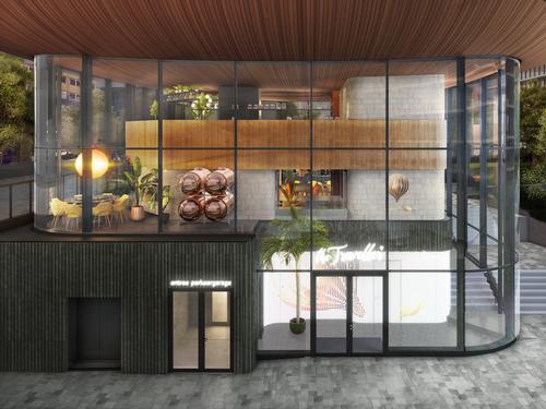 Expected to function as a social hub, the new space will serve as a venue for various cultural and social events. / Courtesy of Powerhouse Company