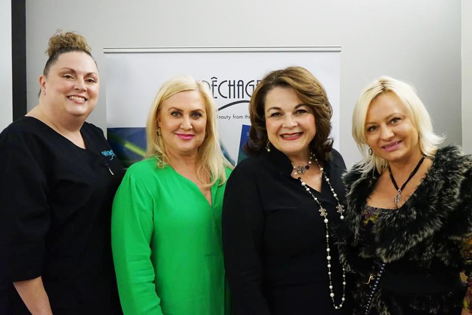 Lydia Sarfati (second from right) joined faculty members and students from Bellus Academy's aesthetics department to launch CIDESCO USA's first qualification Lydia Sarfati (second from right) joined faculty members and students from Bellus Academy's aesthetics department to launch CIDESCO USA's first qualification