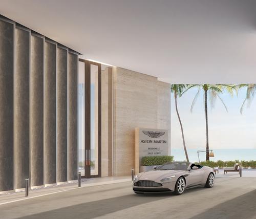 Aston Martin was often the car brand of choice for the fictional spy James Bond. / Courtesy of Aston Martin Residences