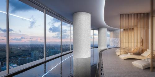 The residences are set to go vertical in July. / Courtesy of Aston Martin Residences