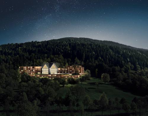 The hotel is set in the UNESCO-recognised Brenta Dolomites region in Italy. / Courtesy of Lefay Resorts
