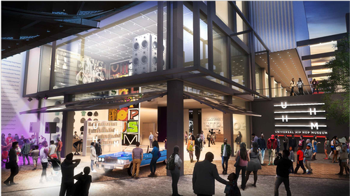 The museum is expected to debut in 2023. / Courtesy of the Universal Hip Hop Museum