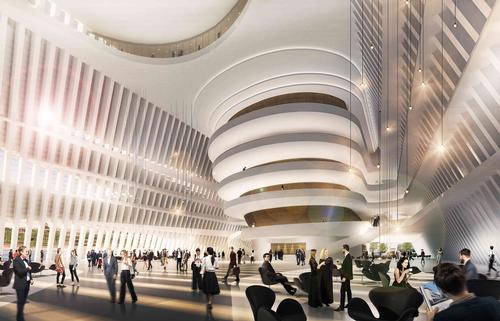 The building will also have a 1,500-seat audience hall. / Image by Anton Kolev