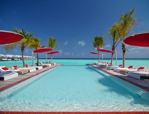 Lux North Male Atoll features a vibrant South Beach aesthetic