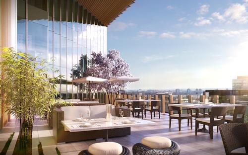 The Stratford will offer panoramic views of Olympic Park. / Manhattan Loft Corporation