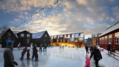 A landmark in its own right, Hotel Tórshavn dates to the 1920s. / Courtesy of Henning Larsen