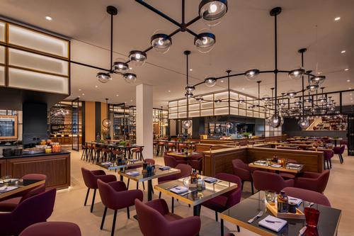 On-site features include bars, restaurants, a pool, a spa, and a gym. / Courtesy of Concrete