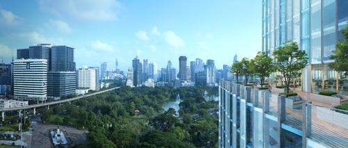 The development is taking shape near Bangkok's Lumpini Park. / Dusit International 