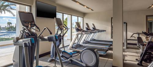 The hotel also features a well-equipped fitness studio. / Courtesy of Hilton Hotels