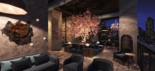 Hotel Hendricks also boasts a rooftop lounge and bar. / Courtesy of Marcello Pozzi
