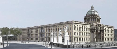 Rendering of the north and west facade / SHF / Architect: Franco Stella with FS HUF PG