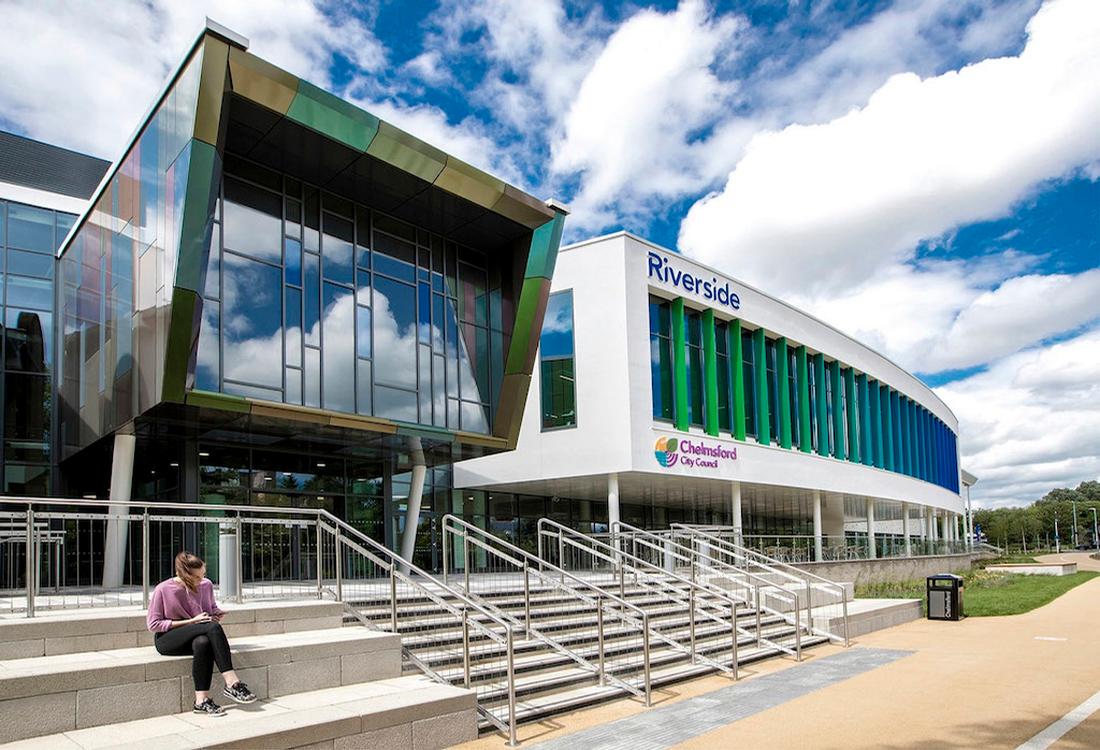 The Riverside Leisure Centre in Chelmsford has been awarded a 'very good' BREEAM sustainability rating