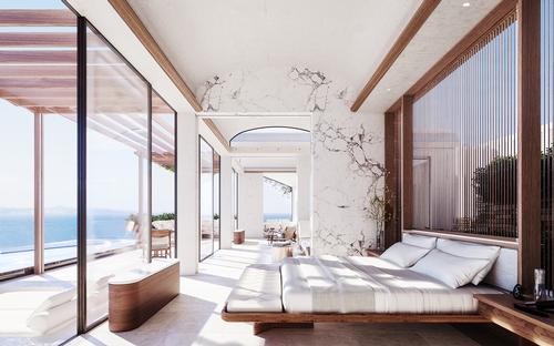 Designed with a contemporary Greek elegance by Heah&Co., the resort will celebrate the natural setting of the Cyclades