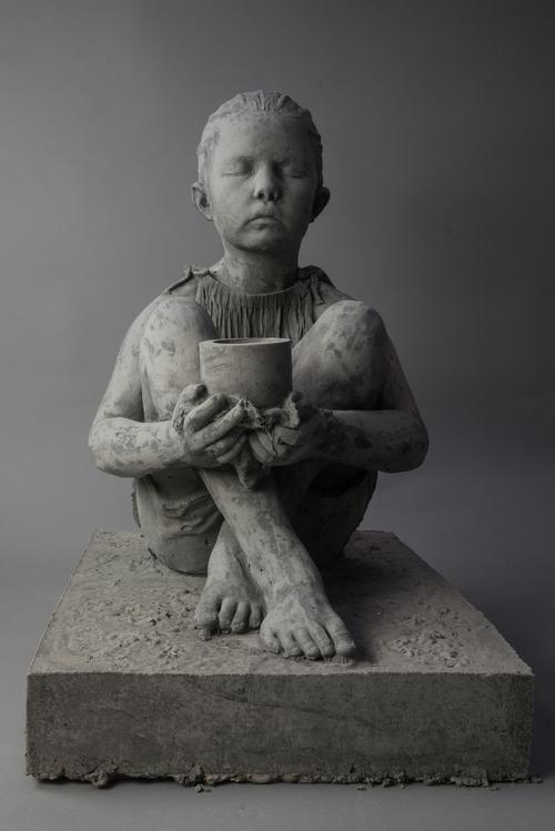 An example of Jason deCaires Taylor's sculpture / Jason deCaires Taylor