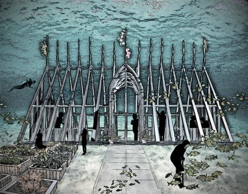 The Coral Greenhouse will be part of a reef protection initiative / Jason deCaires Taylor