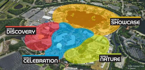 The park will feature four neighbourhoods that will be filled with new experiences