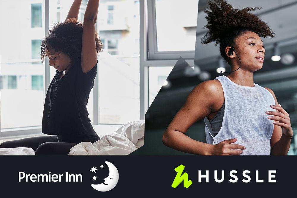 Hussle's deal with the budget hotel chain will see Premier Inn guests being offered flexible access to gyms