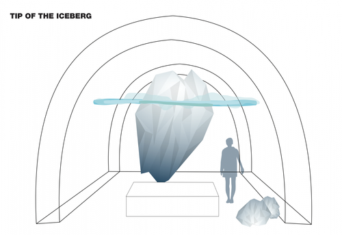 'Tip of The Iceberg' created by Franziska Agrawal