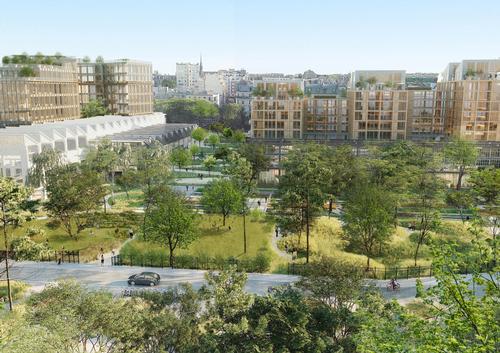 The Ordener-Poissonniers development will be home to 1,000 new residents / SLA/Biecher Architectes/Emergie/Ogic