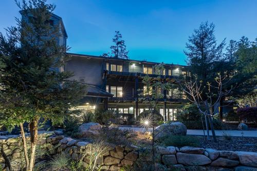 The 16-acre retreat property, formerly Skylonda Lodge, has been redesigned by Cole Martinez Curtis & Associates