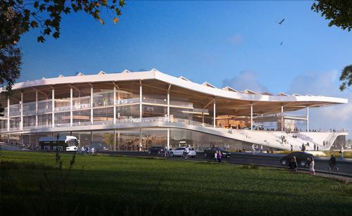 The new site will occupy more than 12,000sq m (129,000 sq ft) / 3XN Architects