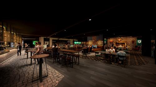 The basement will also have a lounge area / Populous