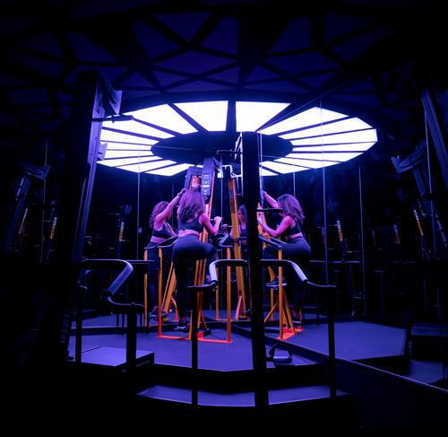The aim of the installations is to help motivate individuals as they workout / Cactus