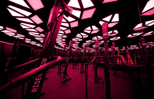 Ever-changing, nightclub-like patterns are created to engage individuals and boost training performance / Cactus