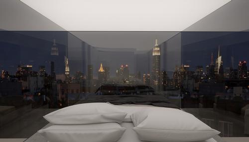 It gives guests the chance to experience the skylines of cities around the world / Ruslan Mannapov and Airat Zaidullin