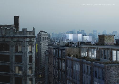 Rooftop Hotel Gardens is a concept that places pods on top of hotels / Ruslan Mannapov and Airat Zaidullin