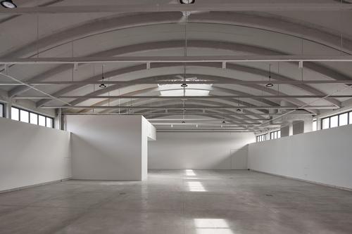 The exhibition space has a 6m (20ft)-high ceiling / Tõnu Tunnel