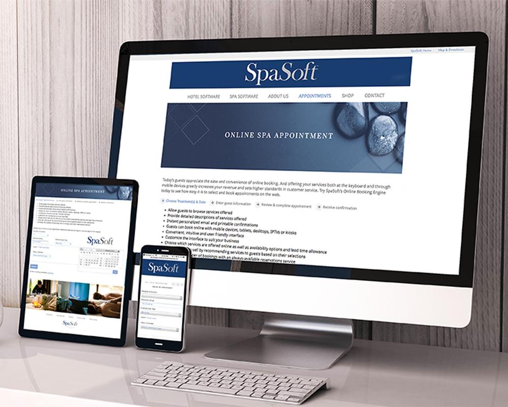 Spa<i>Soft</i> enables spas to accommodate both online and mobile booking / 
