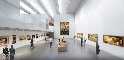 The aim of the expansion was to make the museum more cohesive and increase public access / Brooks + Scarpa & KMF Architects