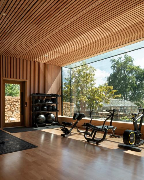 The gym is for guests at the Newt Hotel in Somerset / James Stephenson