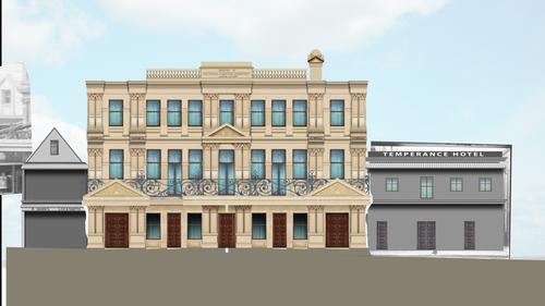 A sketch of the Victoria as it used to be
