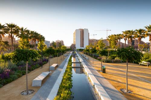 A canal leads visitors into the heart of the park / Richard Bloom
