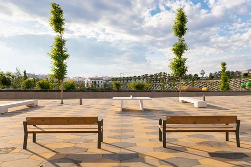 The park is designed to provide a new focal green space for a range of age groups / Richard Bloom
