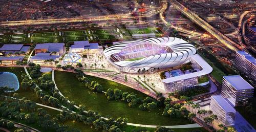 There are 11 football fields for community use outside the stadium included in the proposal / Inter Miami CF